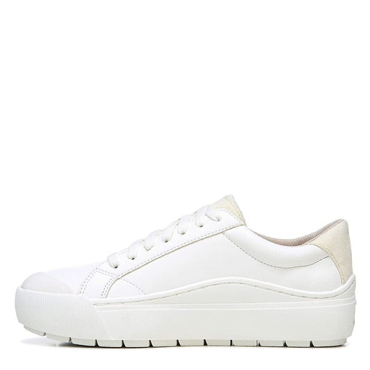 Womens Time Off Platform Slip On Fashion Sneaker,White Smooth,8