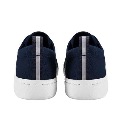 Comfortable Tennis Running Shoes for Women Lightweight and Slip On Sneakers Casual Women's Walking Shoes Navy Blue 10.5