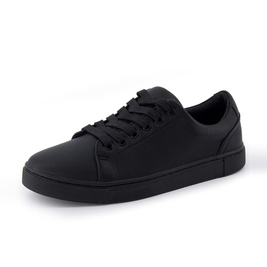 Women's Hashtag lace up Sneaker +Comfort Foam, Wide Widths Available, Black 11 W